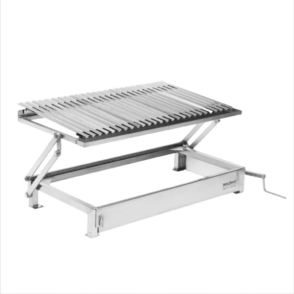 Set Parrilla + Carro Móvil Parrilla Quincho Inoxidable MB-950 (V)